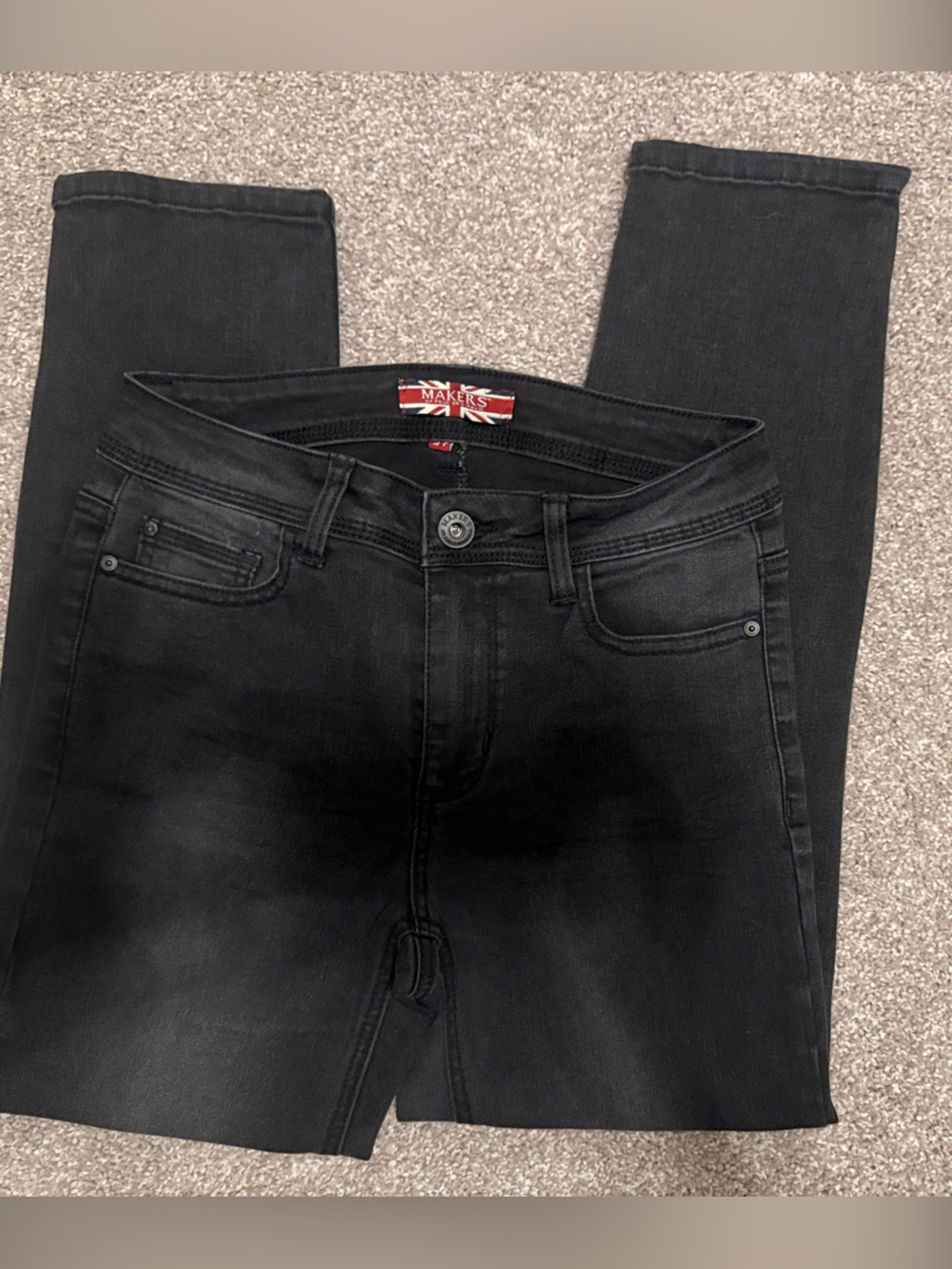 Makers of True Originals Black Skinny Jeans